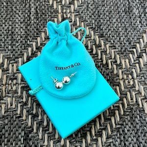 Tiffany Sterling silver ball earrings